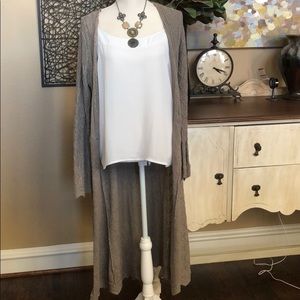 Long Taupe Sweater Size M